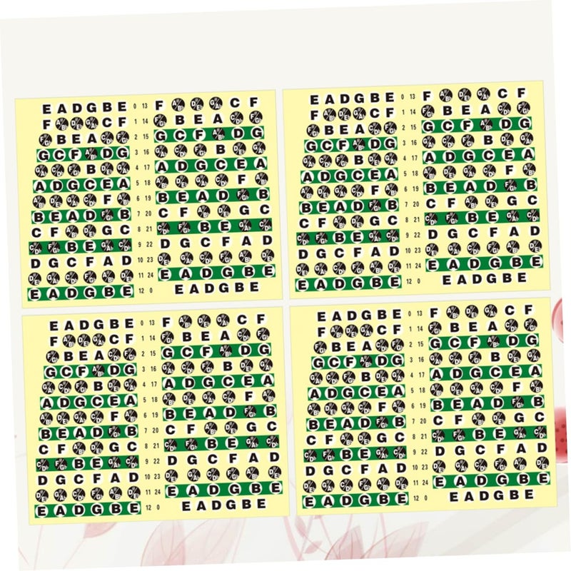 Transparent Guitar Fretboard Note Stickers 10pcs For Acoustic And Electric Guitars - Image 5