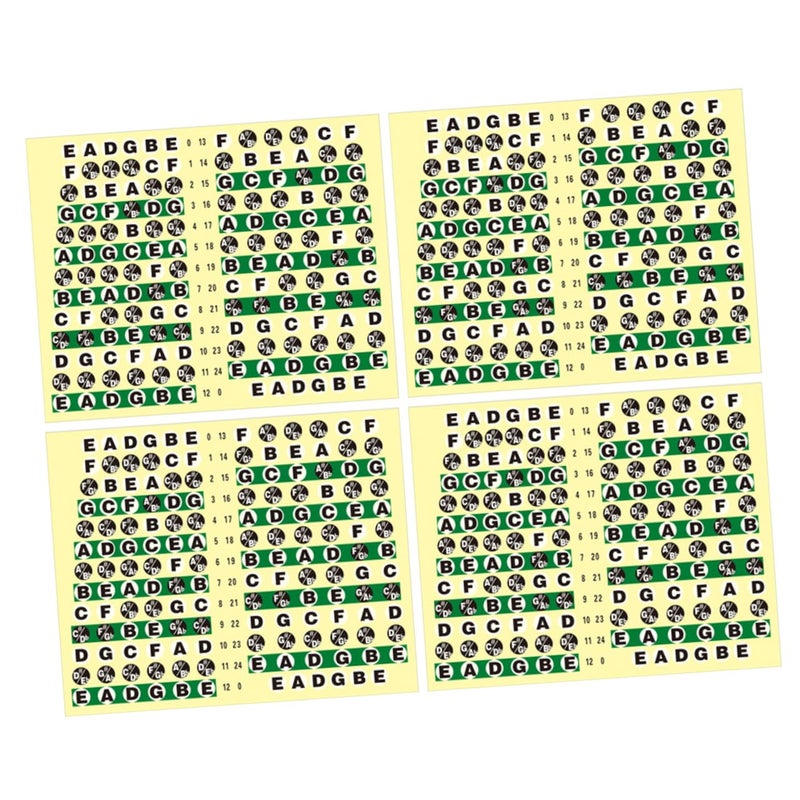 Transparent Guitar Fretboard Note Stickers 10pcs For Acoustic And Electric Guitars - Image 2