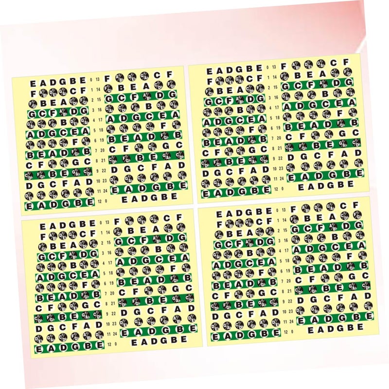 Transparent Guitar Fretboard Note Stickers 10pcs For Acoustic And Electric Guitars - Image 4