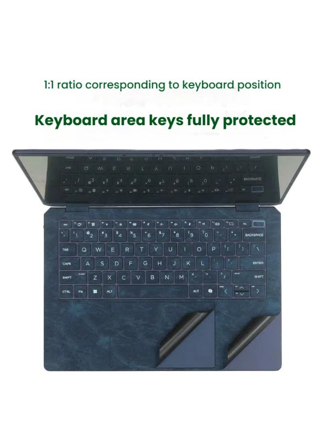 Laptop Decal Cover Compatible with 14-inch HP OmniBook Ultra Flip 2-in-1 (14-inch) 2024 Anti-Scratch Sticker Three Sided Leather Notebook Film - Image 5