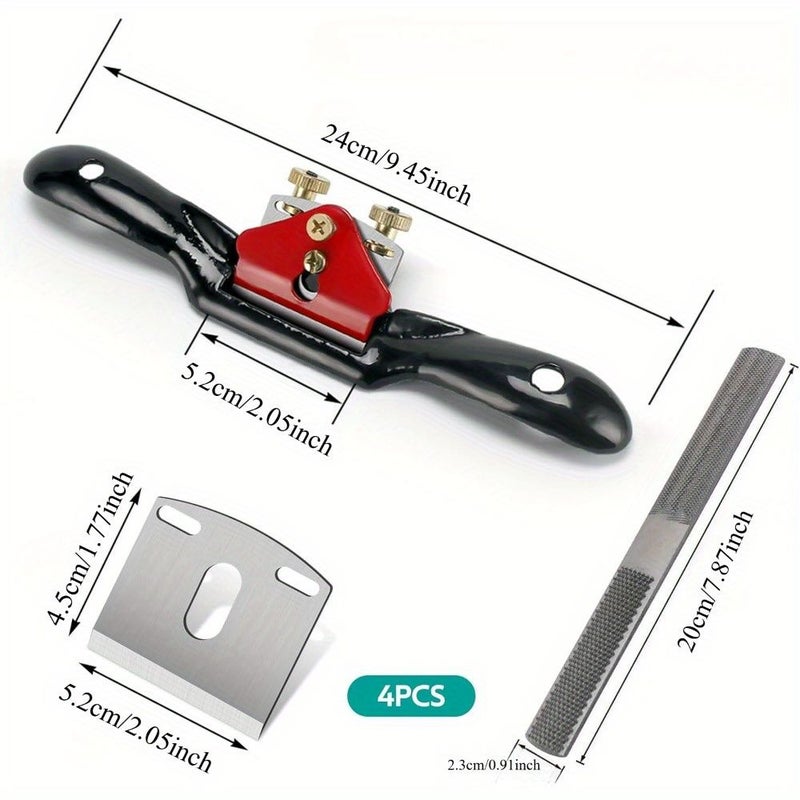 6Pcs Alloy Steel Woodworking Planing Set With Bird Planer Blades And File - Image 3