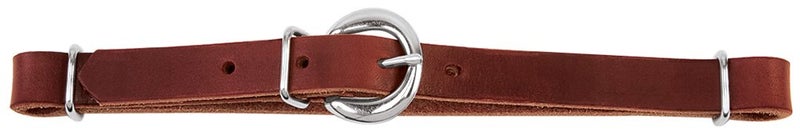 Weaver Leather Straight Latigo Leather Curb Strap Burgundy, 44413 - Image 1