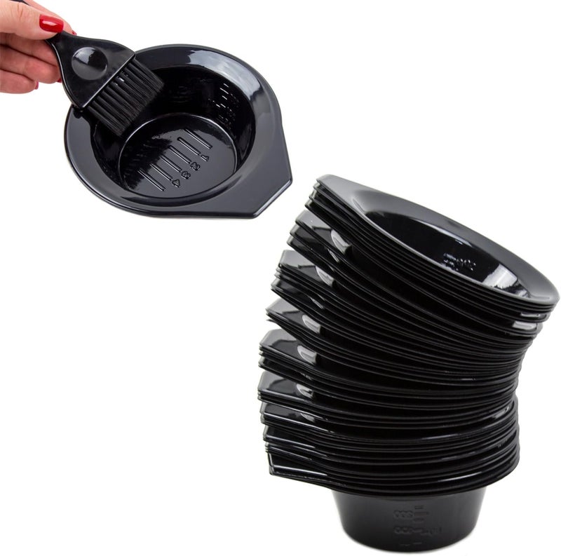 Salon Supply Co Disposable Hair Dye Bowls  50 Pack  Salon Hair Color Mixing Bowls