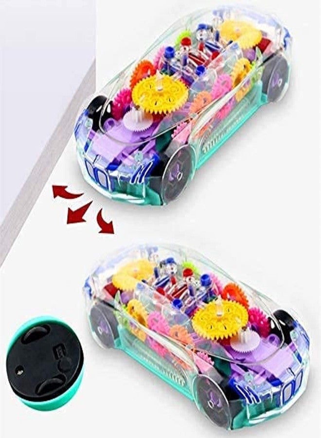 Trade Globe Transparent Concept Super Car for Kids with 360 Degree Rotation Racing Vehicle, Gear Simulation Mechanical Technology Sound & Flashing LED Lights and Musical Car Toys for Kids Boys & Girls - Image 2