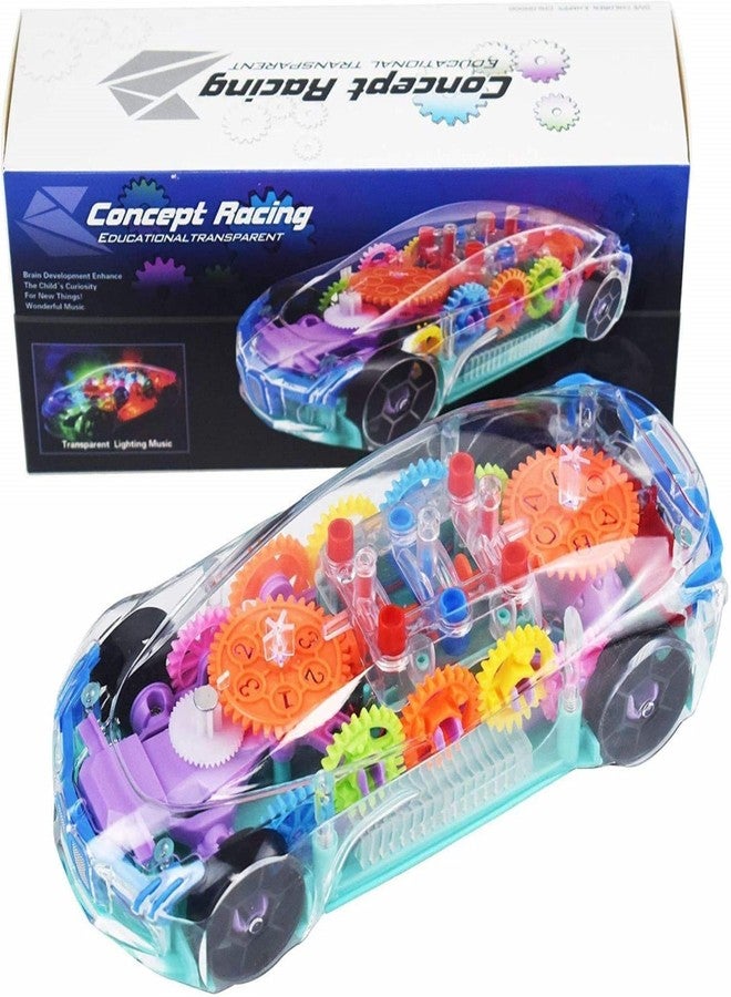 Trade Globe Transparent Concept Super Car for Kids with 360 Degree Rotation Racing Vehicle, Gear Simulation Mechanical Technology Sound & Flashing LED Lights and Musical Car Toys for Kids Boys & Girls - Image 3