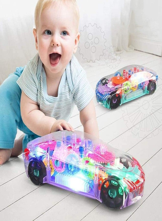 Trade Globe Transparent Concept Super Car for Kids with 360 Degree Rotation Racing Vehicle, Gear Simulation Mechanical Technology Sound & Flashing LED Lights and Musical Car Toys for Kids Boys & Girls - Image 4