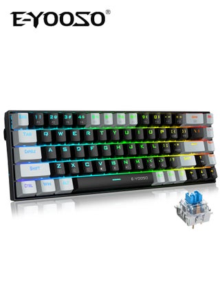 Black Grey-Blue Switches