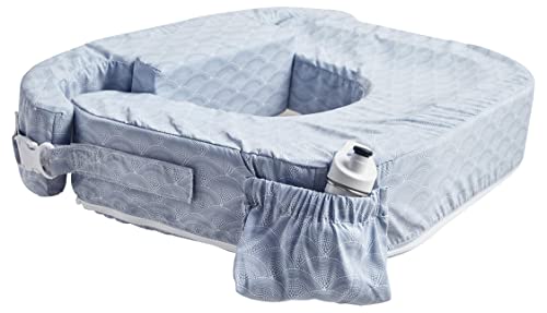 My Brest Friend Twin Nursing Pillow Enhanced Comfort with Slipcover Ergonomic Breastfeeding Pillow for Ultimate Support Adjustable Nursing Pillow with Handy Side Pocket Horizon