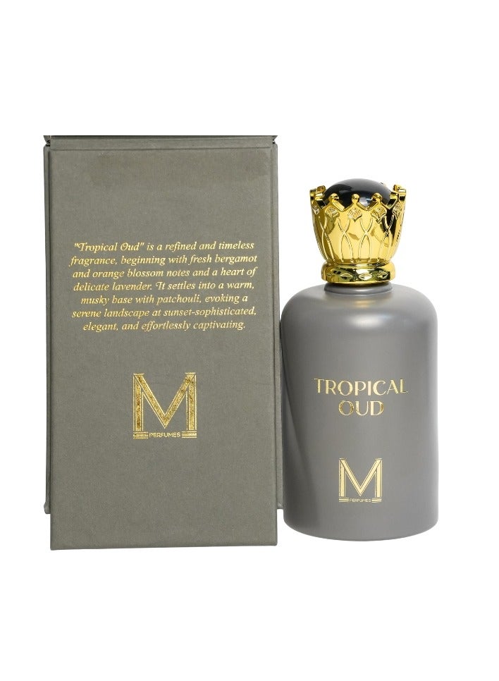 عطور VM تروبيكال عود - أو دو بارفان 100 مل – عطر البرغموت وزهر البرتقال والخزامى والباتشولي مع قاعدة دافئة من المسك - Image 4