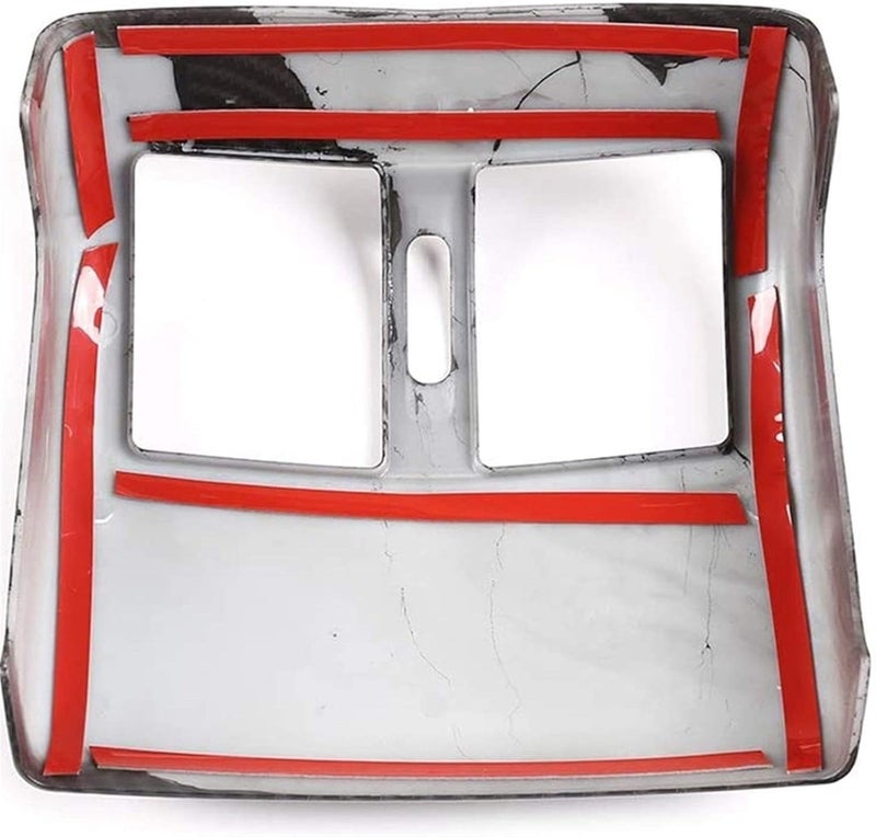 Yurefax Carbon Fiber Rear Air Conditioning Vent Cover for Mercedes W212 - Image 5