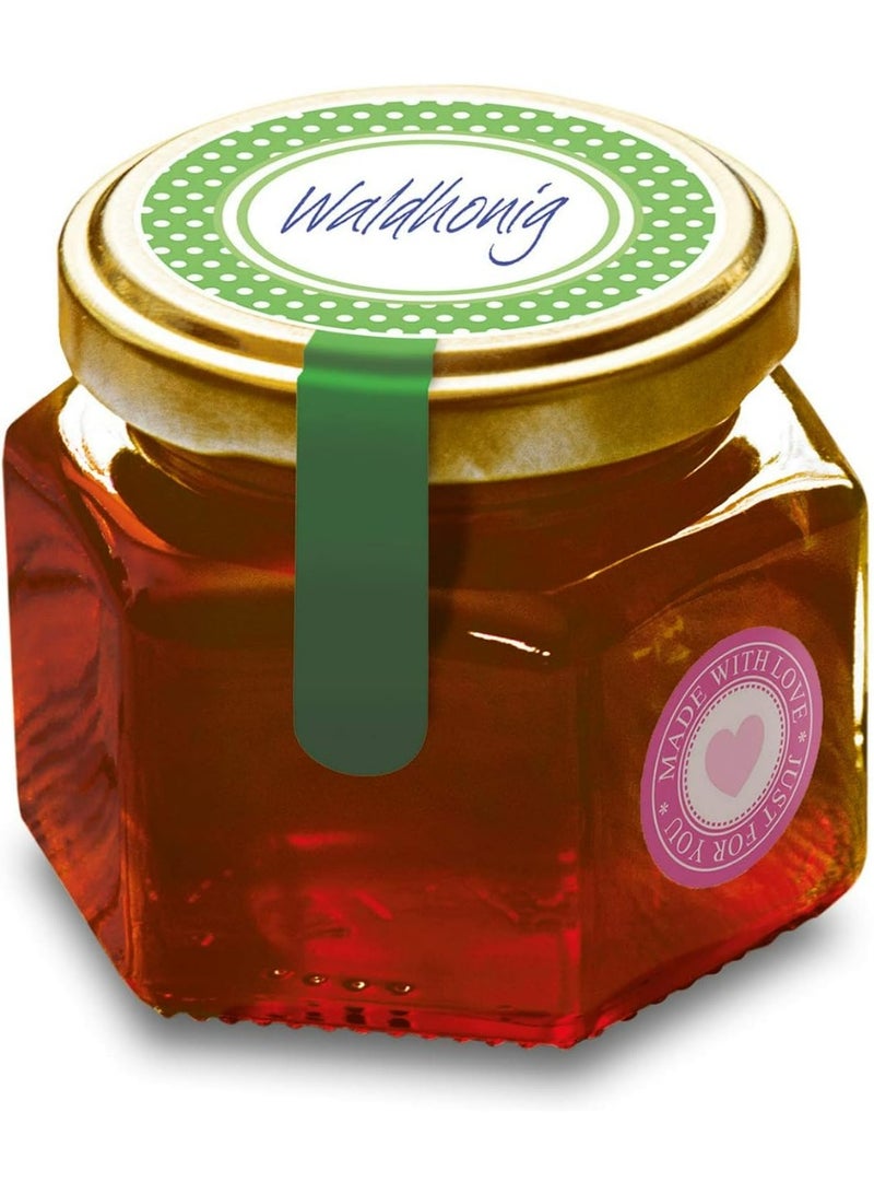 Herma (HERMA 15049) Green Checkered Round and Rectangular Kitchen Jar Labels - A Decorating and Classifying Kit for Jam, Spice, and Homemade Preserves - Image 4