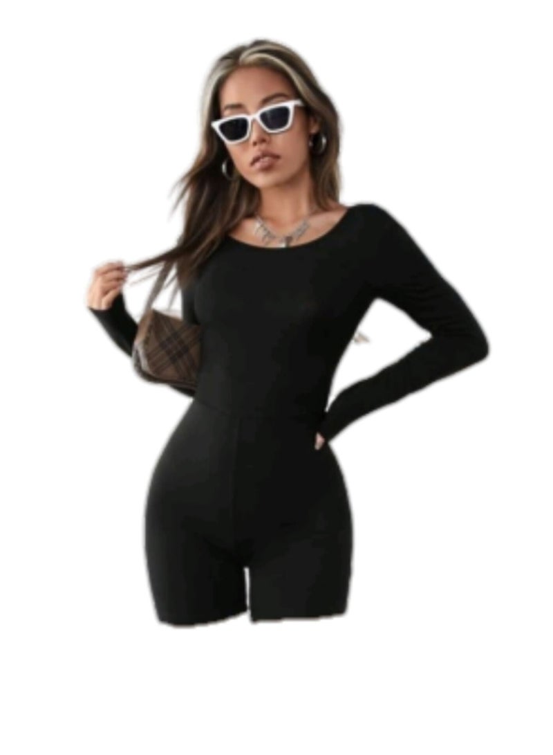 Jumpsuit with Open Back Design - Image 4
