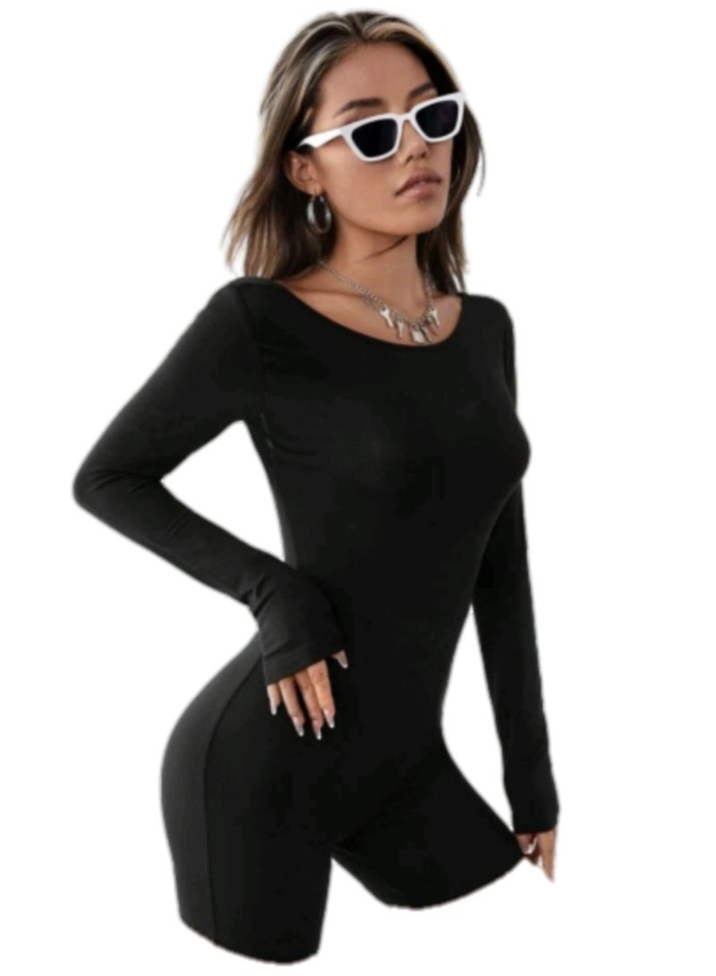 Jumpsuit with Open Back Design - Image 3