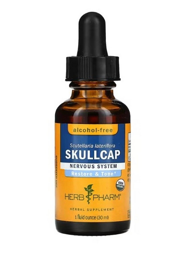 هيرب فارم Skullcap Alcohol Free 1 fl oz 30 ml - Image 1