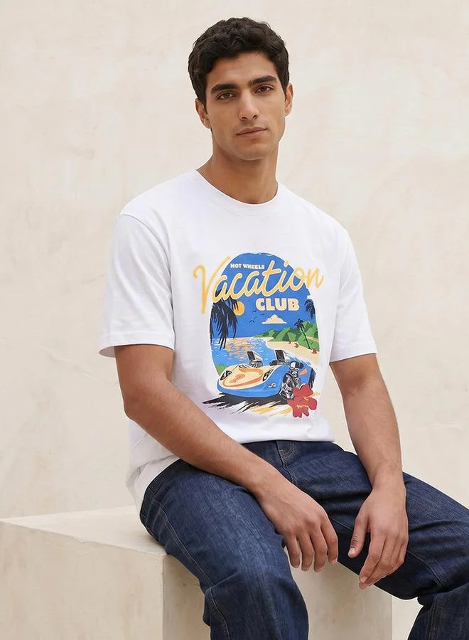 SP Characters Ford Regular Fit Crew Neck Short Sleeves T-shirt