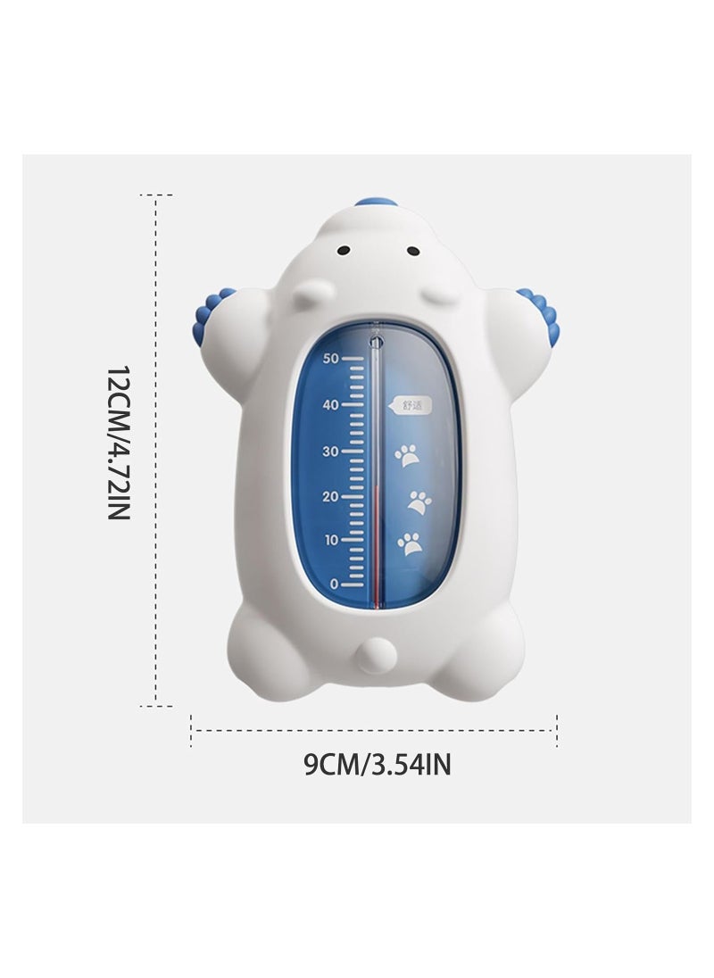 SYOSI - Bath Tub Thermometer Floating Pool Thermometer Digital, Bathing Temperature Safety Monitor Baby Bath Thermometer With Temperature Warning White - Image 1