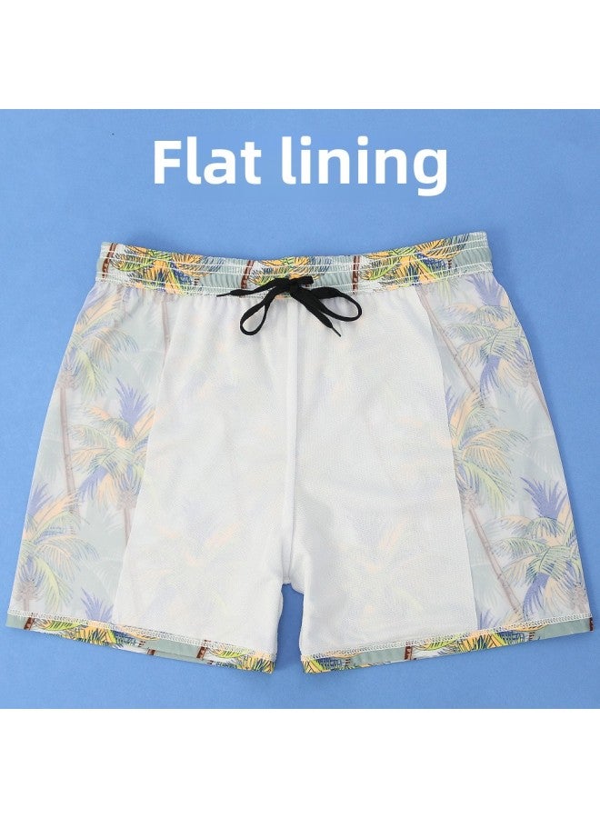 Loquat Swimming Trunks Men's Boxer Printed Multi-color Optional Hot Spring Beach Pants Fashion Men's Swimming Trunks For Swimming Wholesale-Color:828-1#Pink- - Image 4