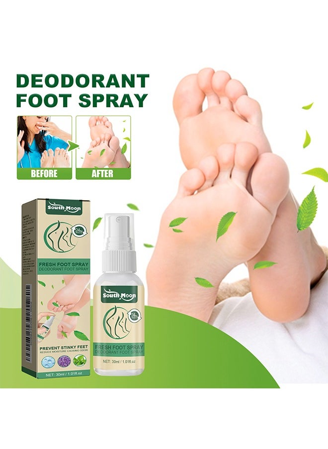SOUTH MOON - Foot Deodorant Spray, Foot Odor Eliminator for Stinky Feet, Foot Sweat Foot Odor Freshener - Image 1