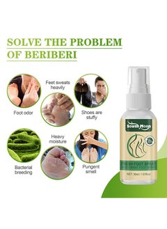 SOUTH MOON Foot Deodorant Spray, Foot Odor Eliminator for Stinky Feet, Foot Sweat Foot Odor Freshener  - Image 4