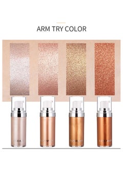 Body Shimmer Liquid Highlighter Oil 4 Pcs Set,Brighten Glow Glitter Waterproof Moisturising Smooth Makeup Lotion Bronzer Illuminate Luminizer Gold Beach Foundation Non-sticky Dry for Face And Body - pzsku/Z09BF91D500FA66A0B304Z/45/_/1720852015/e98042ef-1373-4358-bf9b-4ae05dcda000