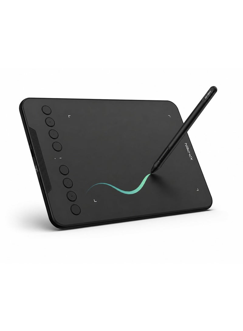 XP-PEN Deco 7W Wireless Drawing Tablet with Stylus, 2.4GHz Portable Graphics Tablet for Digital Art, Design, Teaching and Online Meetings - Image 1