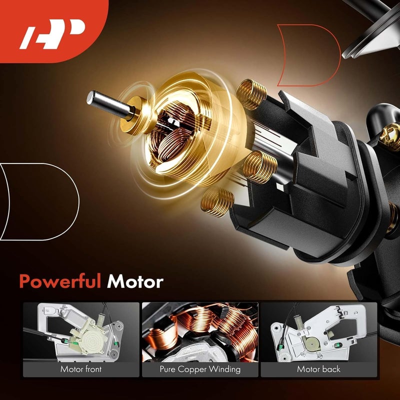 A-Premium Power Window Regulator with Motor for BMW E39 525i 528i 530i 540i M5 (1997-2003) - Front Right Passenger Side - Image 4