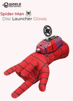 Eworld Spider-Man Gloves with Wrist Ejection Disc Launcher for Kids  - Image 1