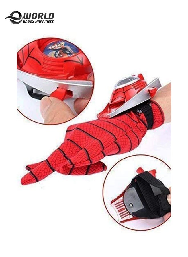 Eworld Spider-Man Gloves with Wrist Ejection Disc Launcher for Kids  - Image 2