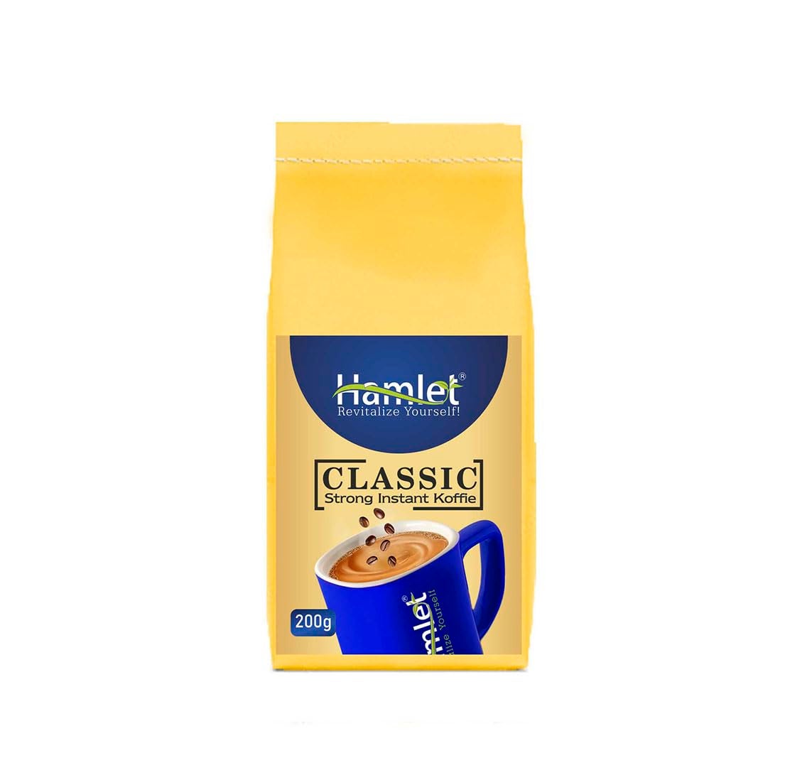 Hamlet Classic Strong Instant Koffie Powder, 200g, Pack of 5