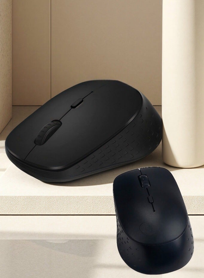 Silent wireless mouse, suitable for laptops, compact and portable Rechargeable wireless mouse, slim and portable, long battery life - Image 1