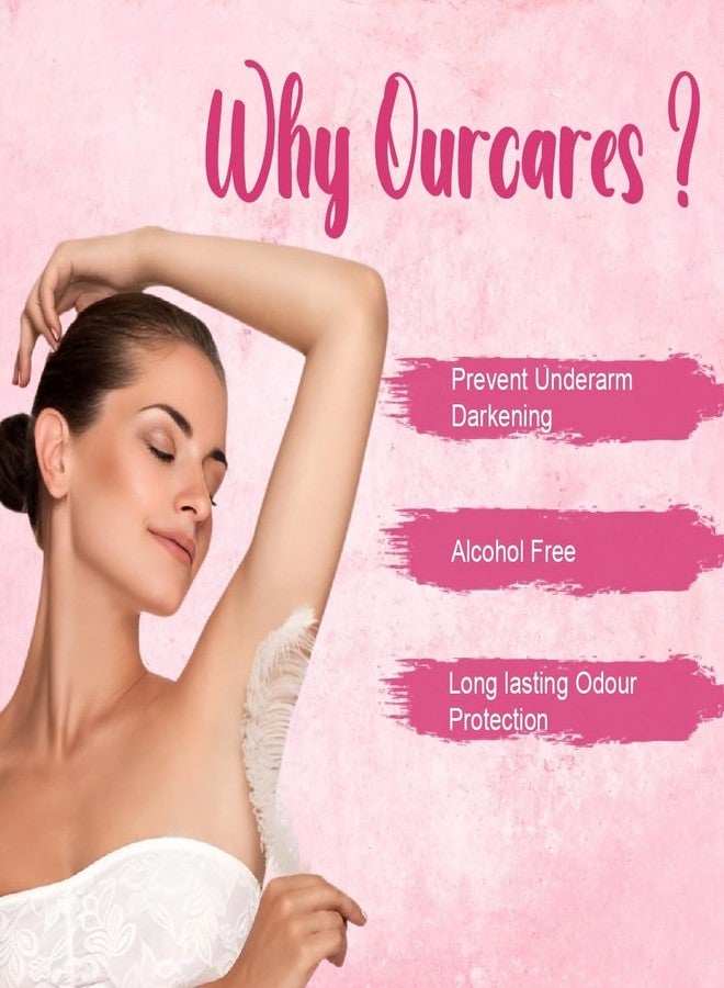OURCARES Underarm Whitening Roll-On | Powerful Odour Control, Skin Brightening & Whitening for All Skin Type – (50ml) | Smooth & Even Skin Tone, Reduces Dark Spots - Image 4