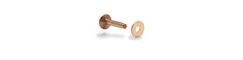 Tandy Leather 11281-01 #12 Copper Rivets & Burrs 3/4" (19 mm), 75/pk - Image 2