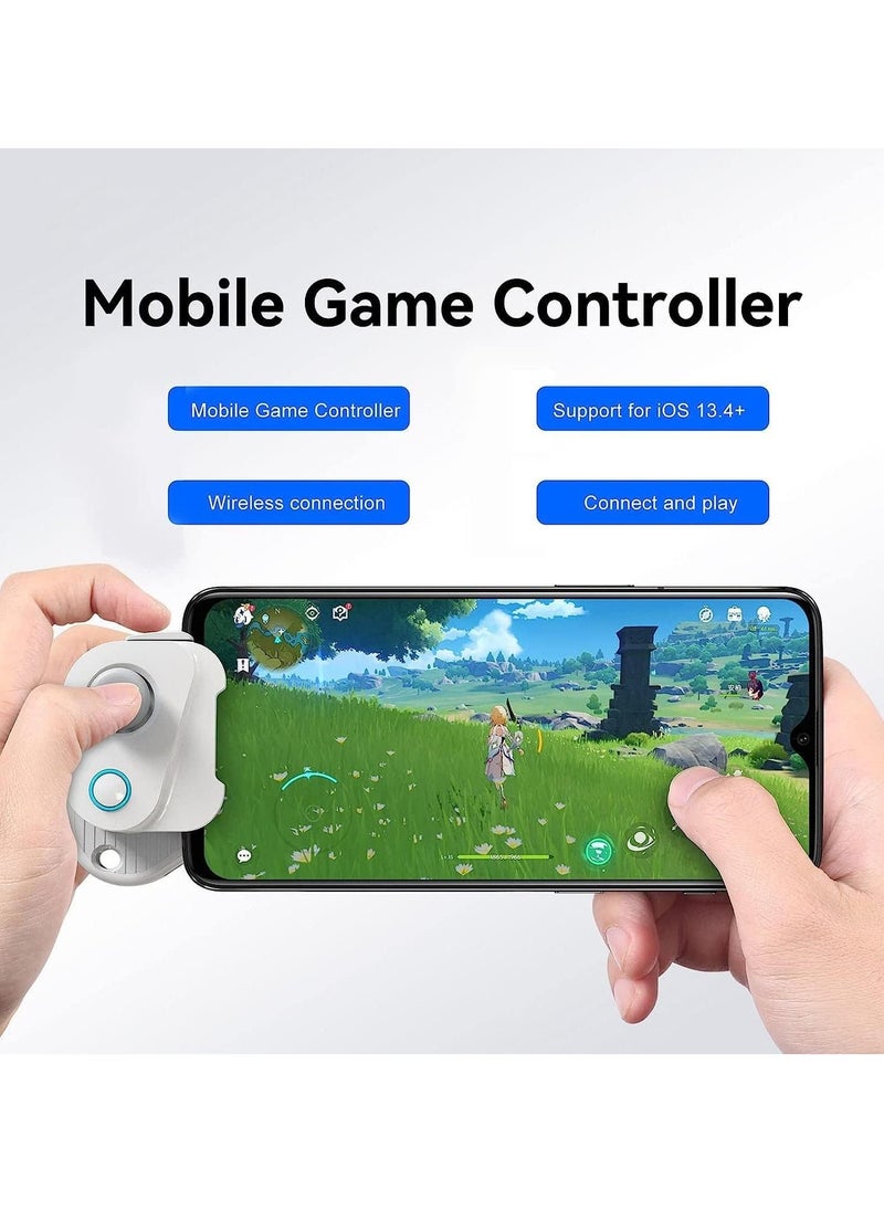 Mobile Game Controller Joystick for iPhone iOS 13.4 or Later Bluetooth 5.0 Gaming