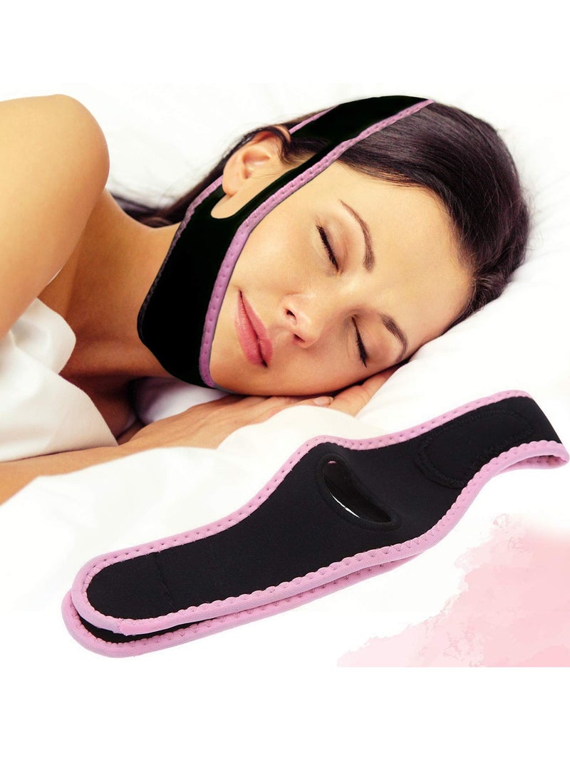 Alayna V Line Lifting Mask Slimming Double Chin Reducer Chin Lifting Belt Sagging Skin Face Lift V Shaped Contour Tightening Strap Reusable Anti-Wrinkle Chin Up Patch  - Image 4