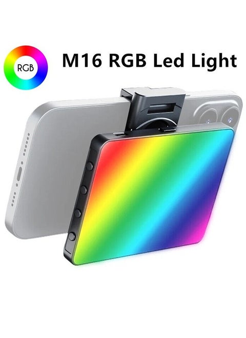 M16 Mini RGB LED Creative Video Light 3000-9900K Full Color For Camera DSLR And Smartphone