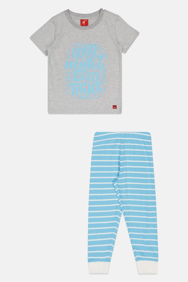 Hamleys طقم بيجامة للأطفال الأولاد مكون من 2 قطعة بطباعة جرافيك، متعدد الألوان - Image 2