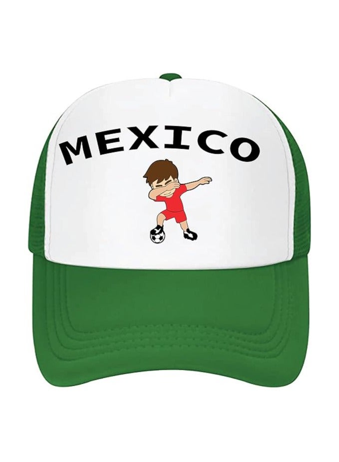 Mexico Sports Cap With Adjustment Plastic Snap Closure For Men And Women - Image 1