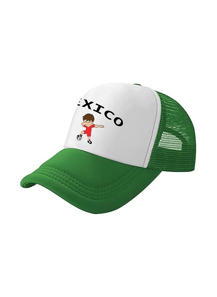 Mexico Sports Cap With Adjustment Plastic Snap Closure For Men And Women - Image 2