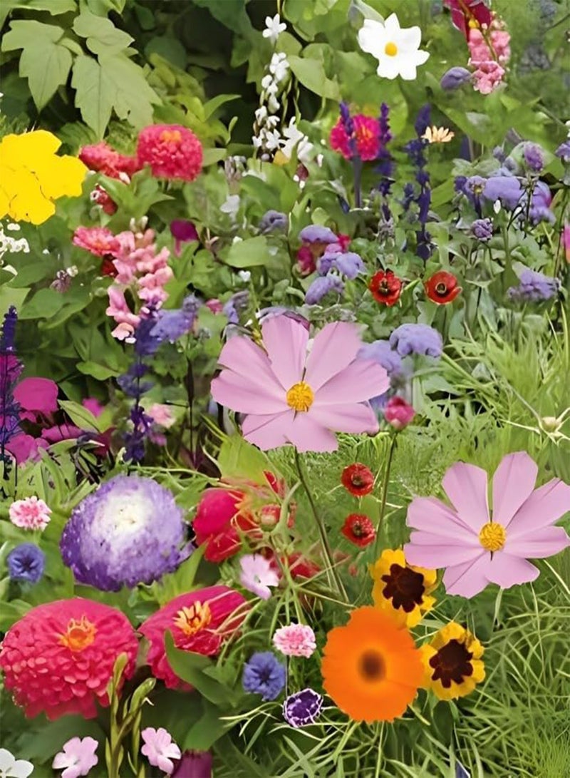 GGOOT Wild Flower Japanese Garden Mix Ornamental Special Mixtures Seeds Medow bee plantting (10 Grams) - Image 1