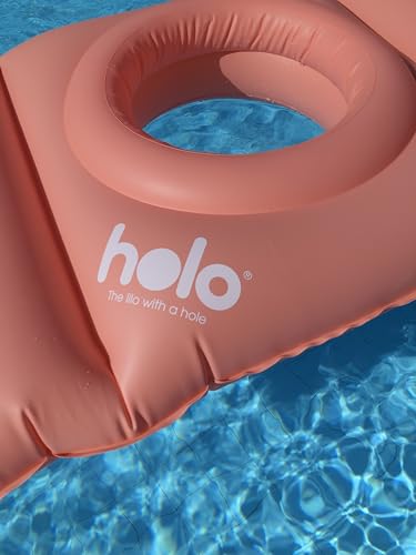 HOLO The Original Inflatable Pregnancy Pillow with Hole for Stomach Sleeping - Full Body Maternity Support for Pregnant Belly, Back, HIPS - Relax, Yoga, Babymoon, SPD - Pregnancy Must Have (Peach) - Image 4