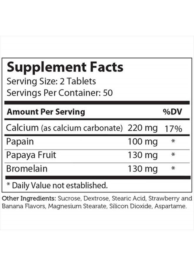 Zahler - AfterMeals, Natural Antacid and Digestive Aid, Occasional Acid and Reflux Inhibitor, Certified Kosher, 100 Chewable Tablets - Image 1