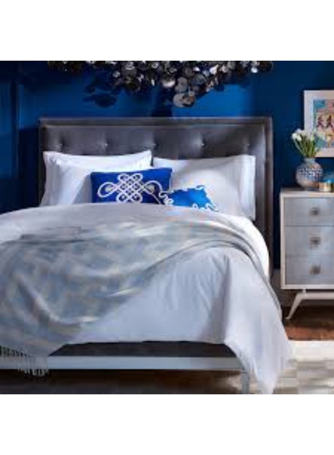 Jonathan Adler NIXON BABY ALPACA THROW light blue 1 piece - Image 2