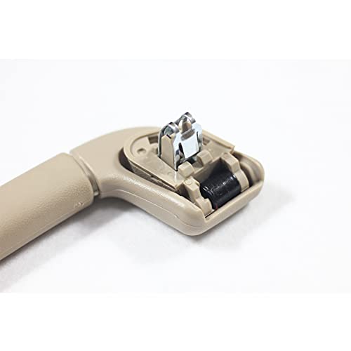 Krobelus Auto Roof Pull Handle Grab Rail Grey with Hook for Toyota Camry (XV40) 2007-2011 Avalon 05-12 OEM:74610-30240 (Rear Right Handrail with Coat Hook(Beige) 1Pcs) - Image 4