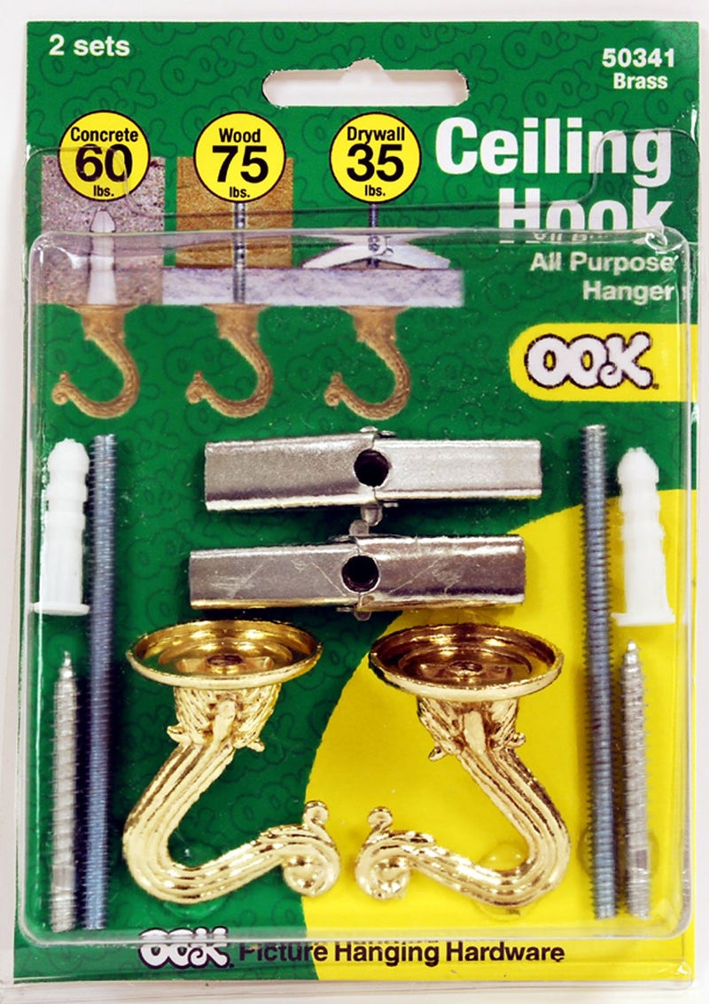 OOK 534518 Hillman Swag Hook, Plated, No Size, Brass - Image 2