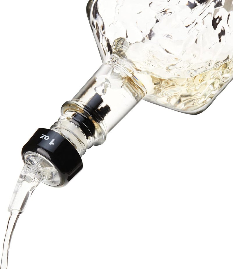 True Measured Pour Spouts for Liquor Bottles Alcohol Pouter Spouts Home bar Liquor Pourers, 0.5oz, 1oz, 2 oz, Set of 6 - Image 3