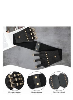 Excefore Women Corset Belt Lace-up Waist Corset Belts, Stretchy Retro Corset Belt, Suitable for Women Girls Party Prom Dress  - Image 3