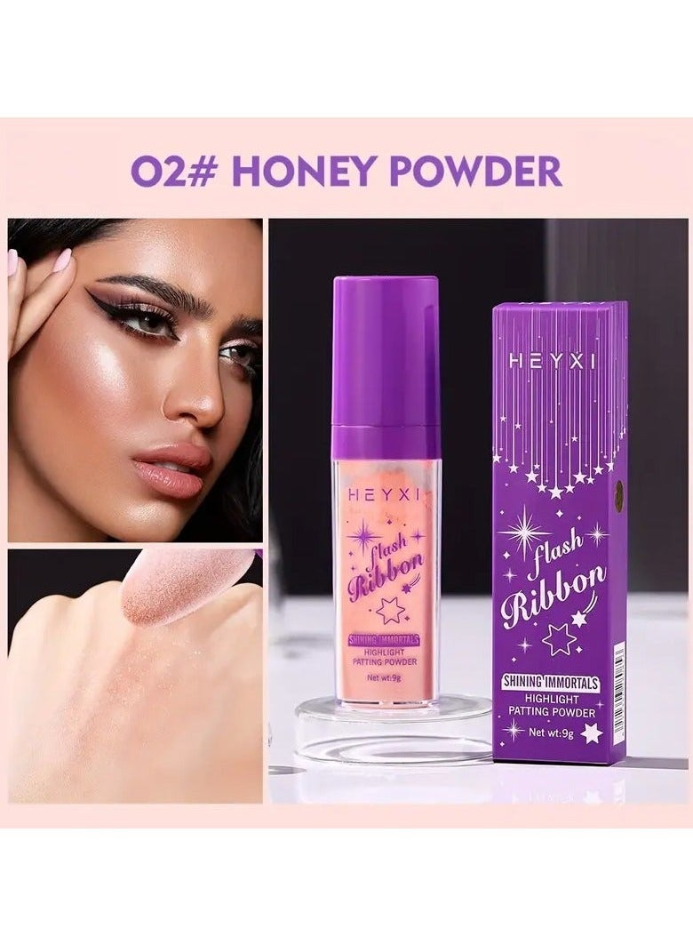 هايكسي عصا تميز لامعة مزدهرة فلاش-مضاءة لامعة للوجه والعين ، محسن كفاف الجسم وعظام الترقوة ، عصا فلورسنت متوهج جنية ، لتشطيب البشرة المتلألئة والمكياج-9 جرام لمهرجان الموسيقى d02 - Image 1