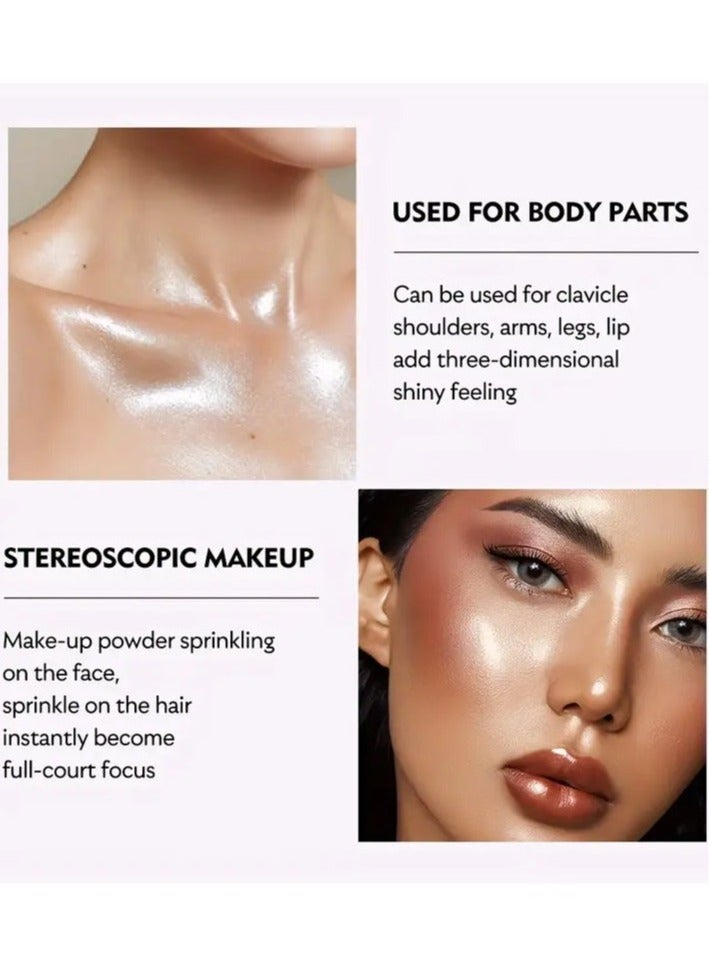 هايكسي عصا تميز لامعة مزدهرة فلاش-مضاءة لامعة للوجه والعين ، محسن كفاف الجسم وعظام الترقوة ، عصا فلورسنت متوهج جنية ، لتشطيب البشرة المتلألئة والمكياج-9 جرام لمهرجان الموسيقى d02 - Image 3