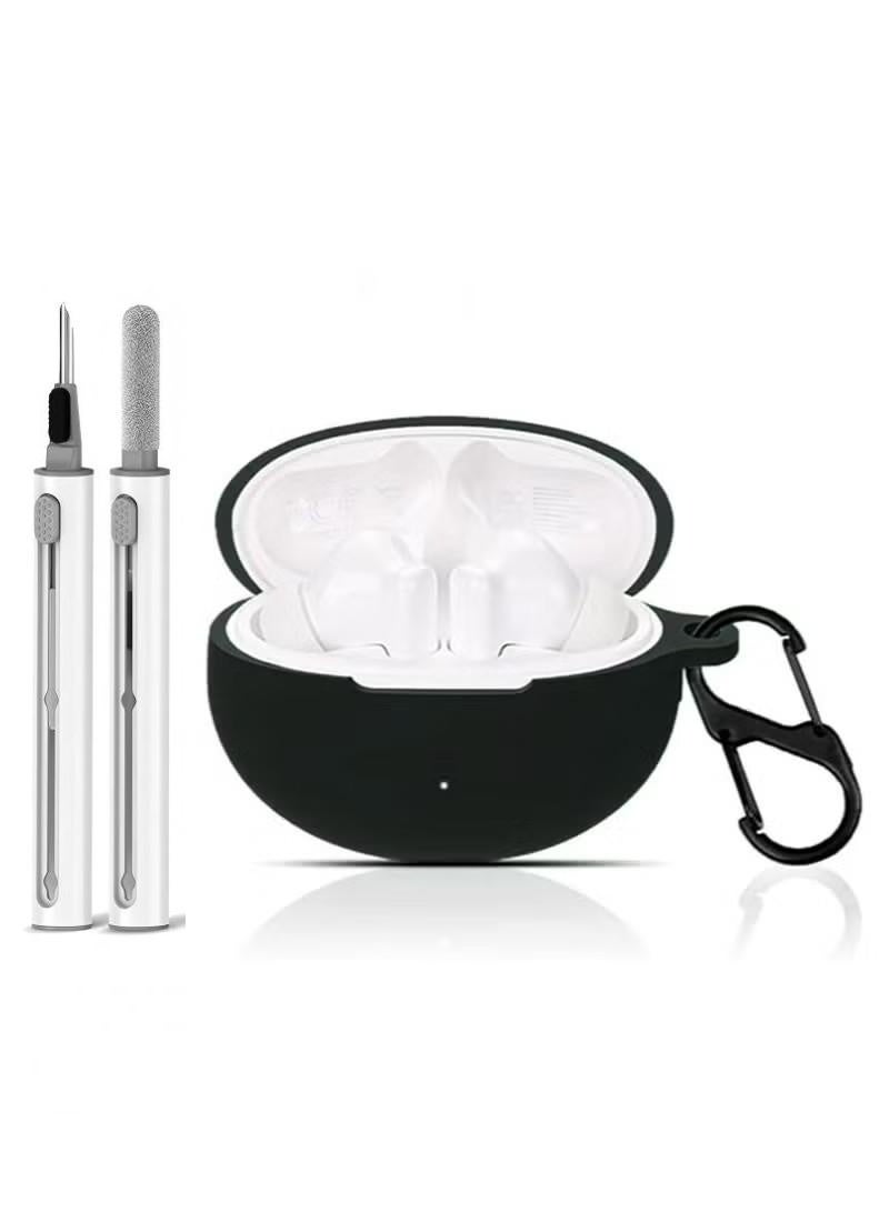Soft Silicone Protective Case Cover for HUAWEI FreeBuds 5i / 6i with Cleaner Kit and Keychain - Image 1