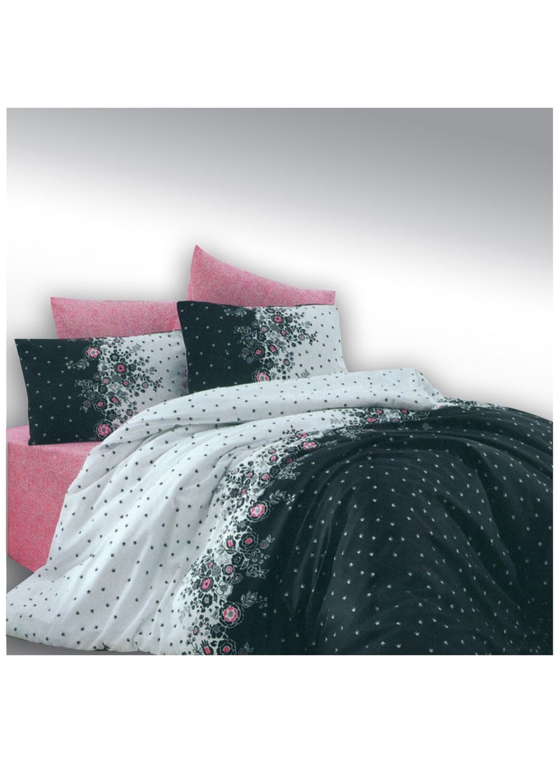 فاميلي بيد كوفرتة كابتونيه مشجر قطن 2 قطع مقاس 180×240 سم موديل 129 من فاميلي بد - Image 4